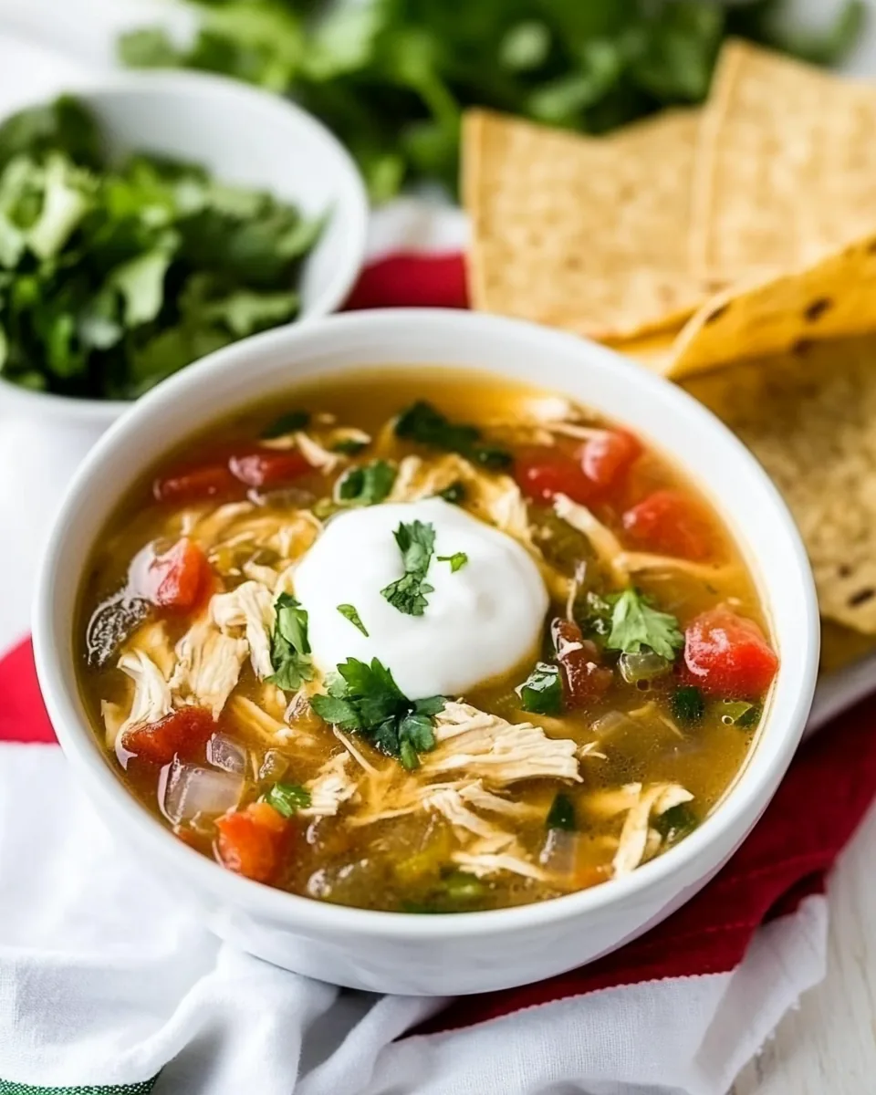 Instant Pot Chicken Tortilla Soup