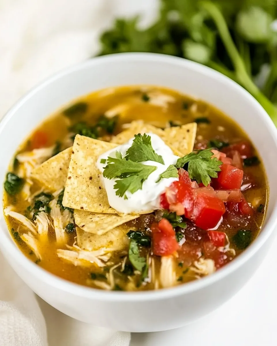 Instant Pot Chicken Tortilla Soup
