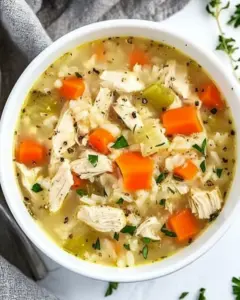 Instant Pot Chicken and Rice Soup