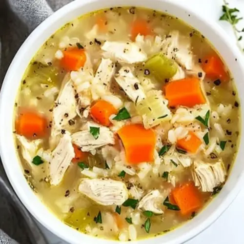 Instant Pot Chicken and Rice Soup