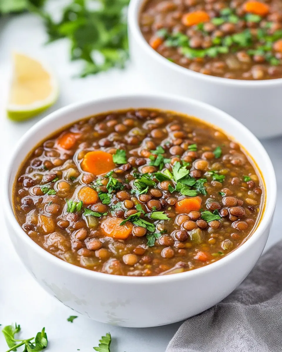 Instant Pot Lentil Soup
