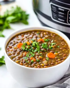 Instant Pot Lentil Soup
