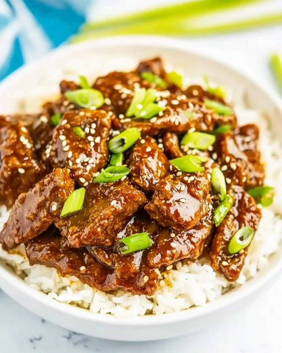Instant Pot Mongolian Beef