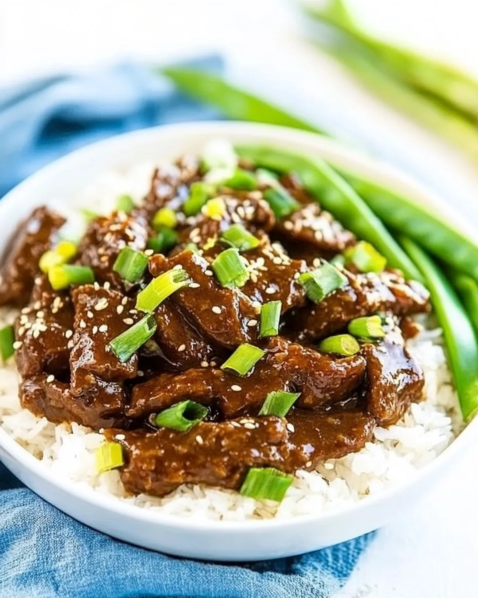 Instant Pot Mongolian Beef