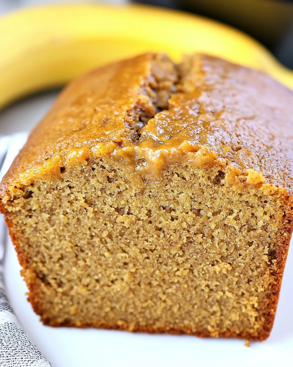 Instant Pot Peanut Butter Banana Bread