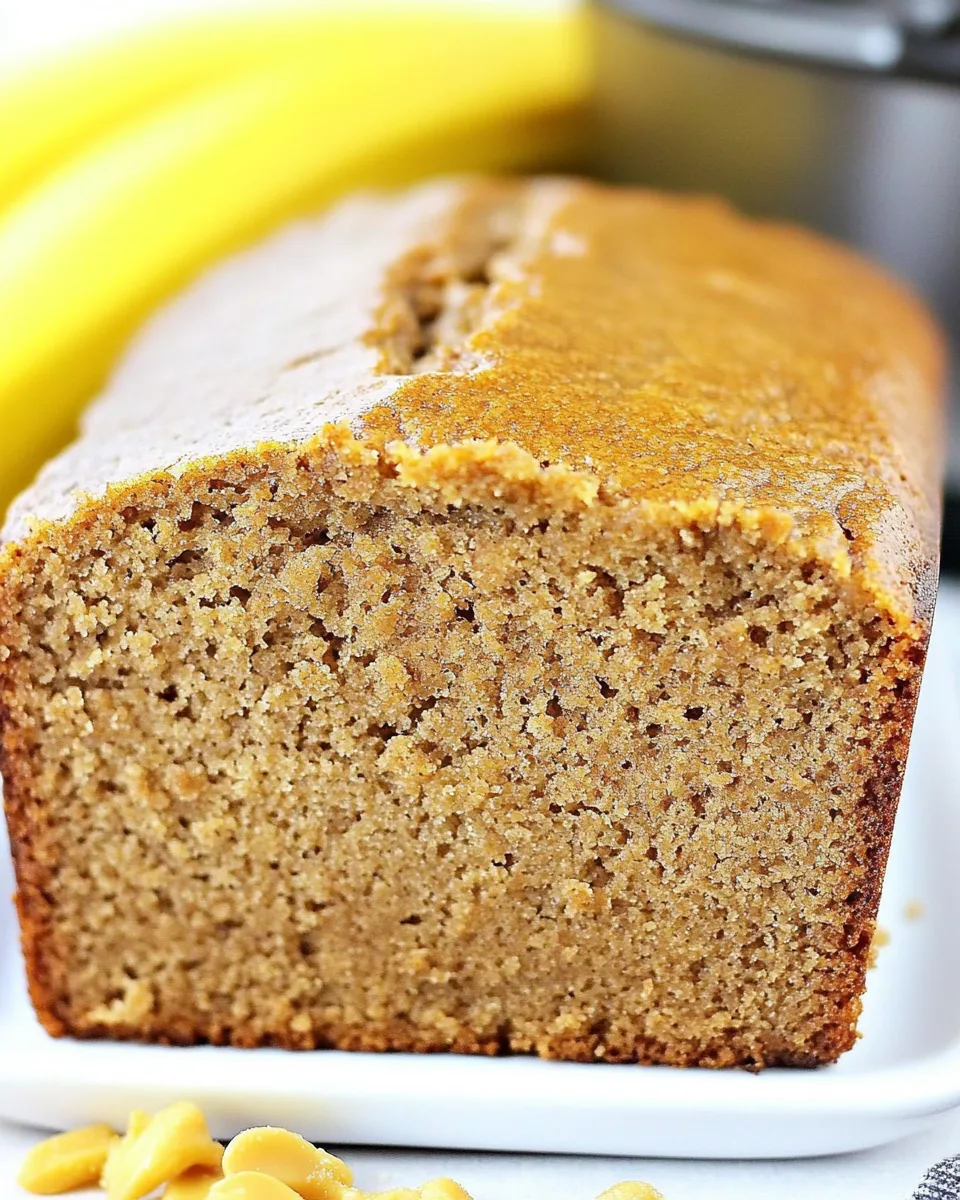 Instant Pot Peanut Butter Banana Bread