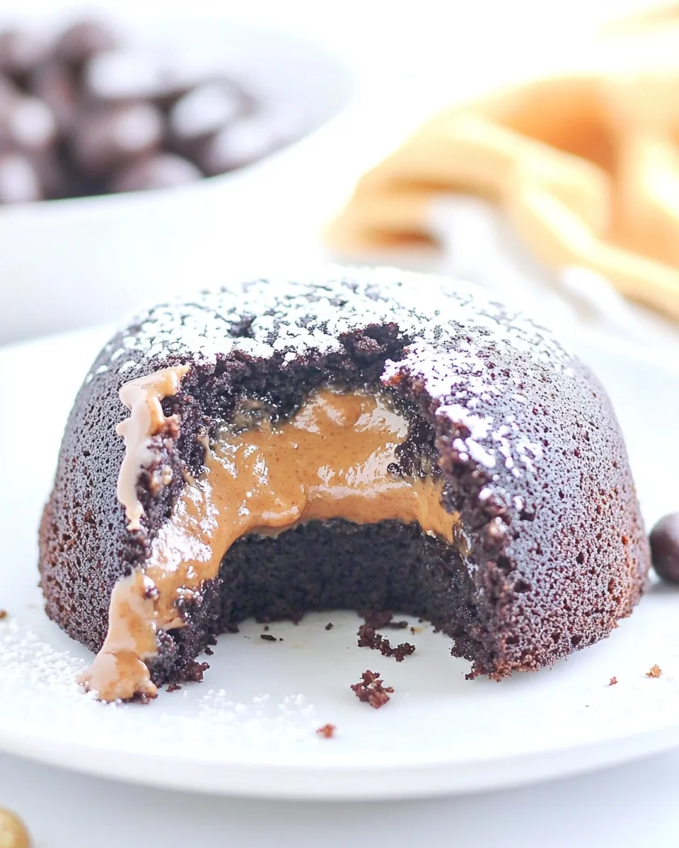 Instant Pot Peanut Butter Lava Cake