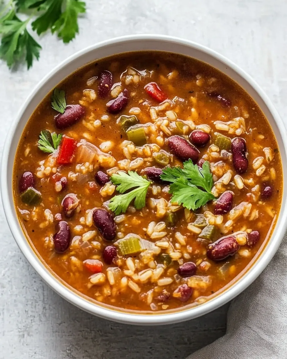Instant Pot Red Beans and Rice Stew
