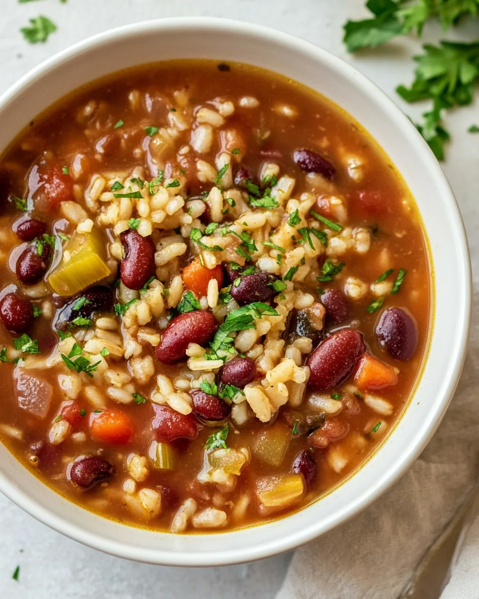 Instant Pot Red Beans and Rice Stew