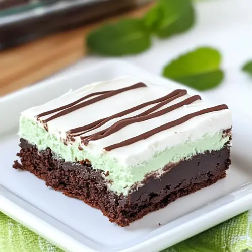Irish Mint Brownies