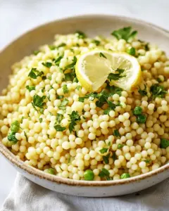 Israeli Couscous Recipe