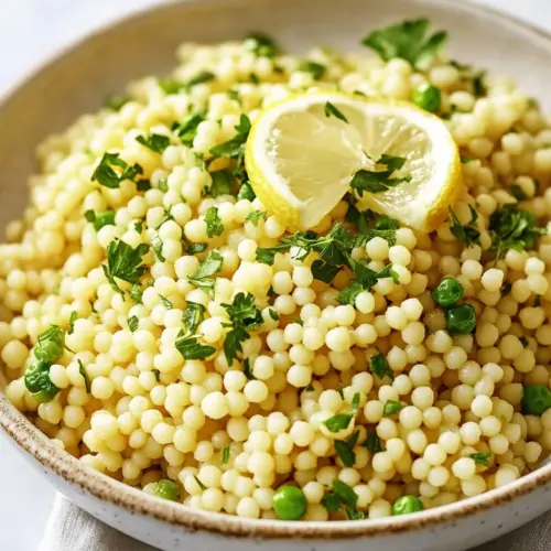 Israeli Couscous Recipe