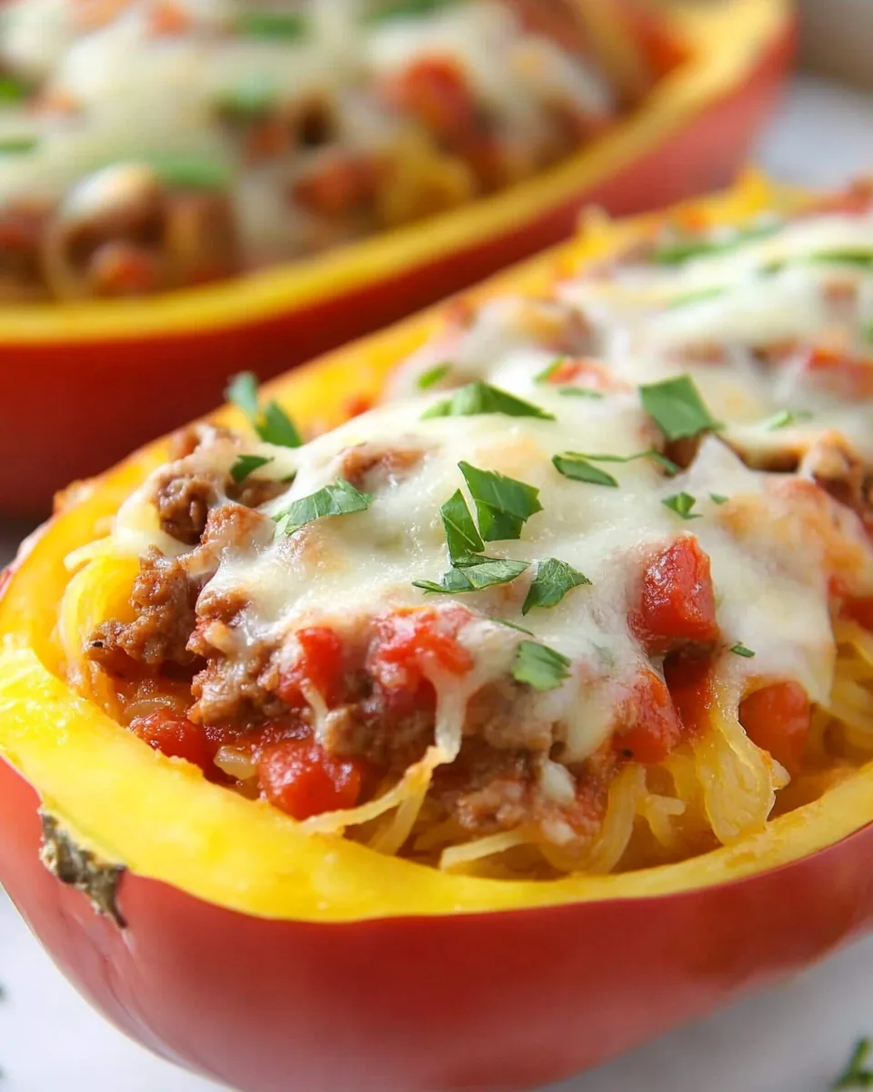 Italian Baked Spaghetti Squash