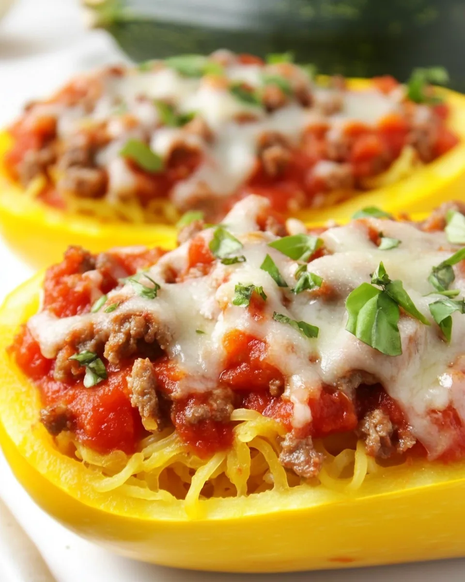 Italian Baked Spaghetti Squash