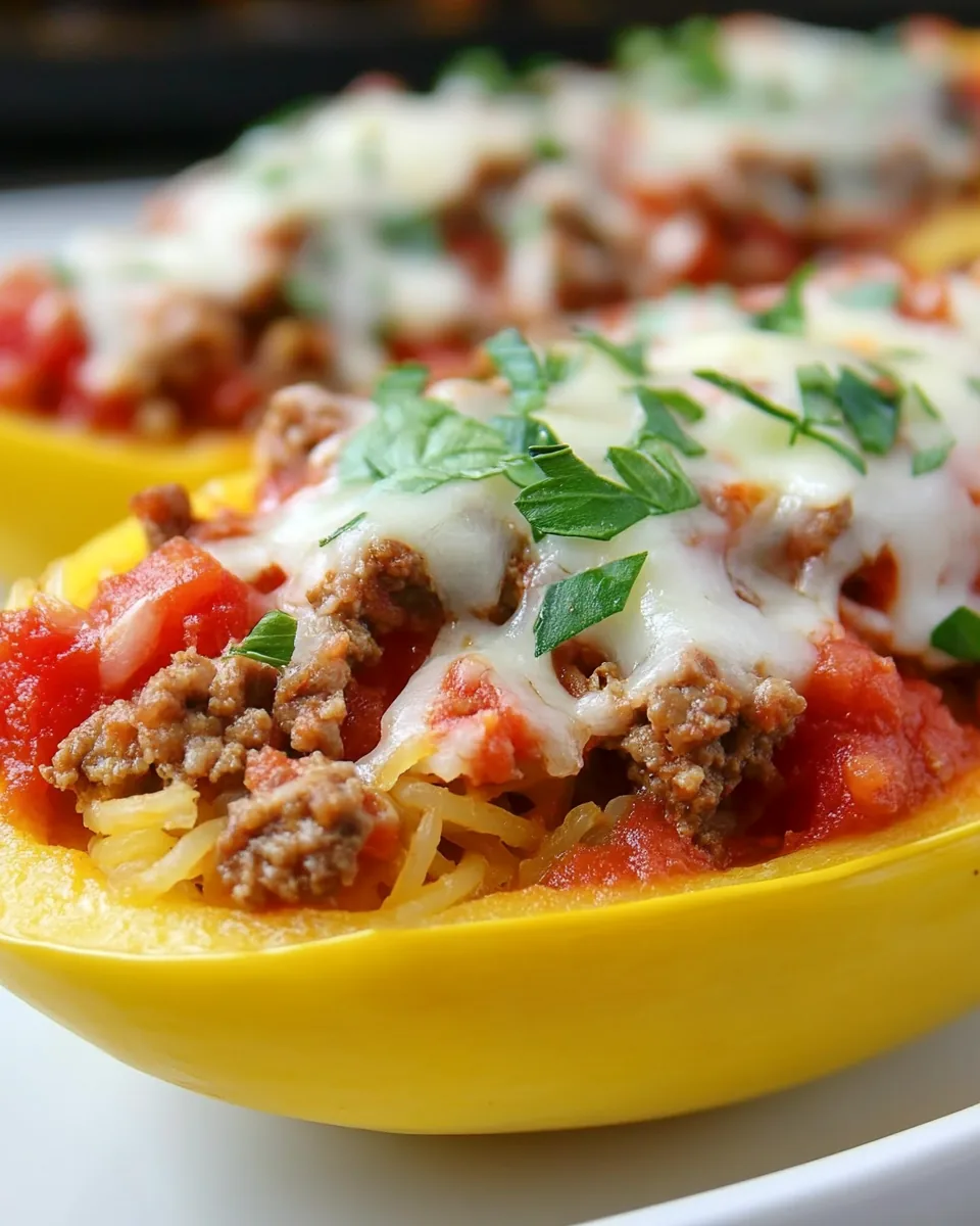 Italian Baked Spaghetti Squash