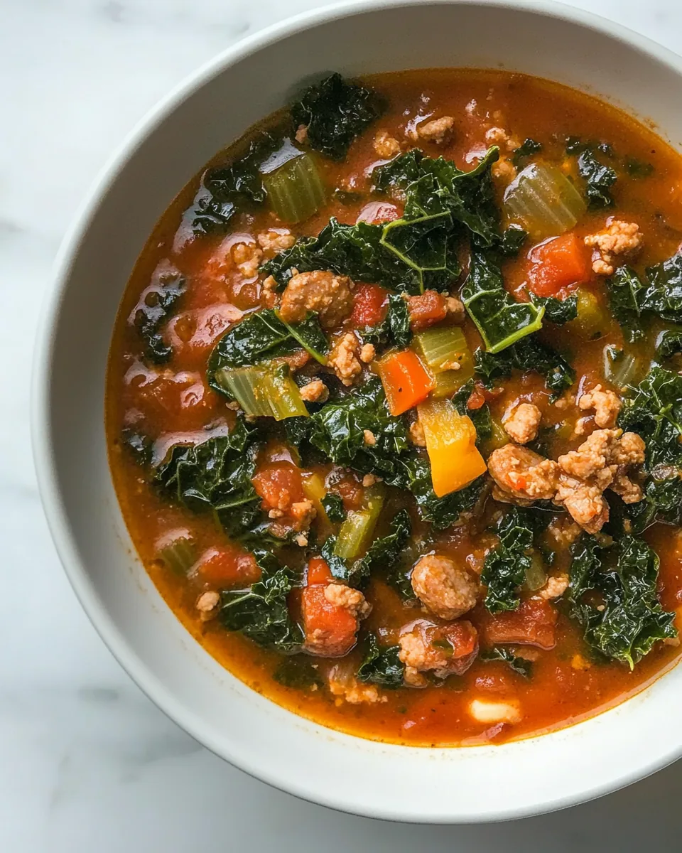 Italian Sausage Kale Soup