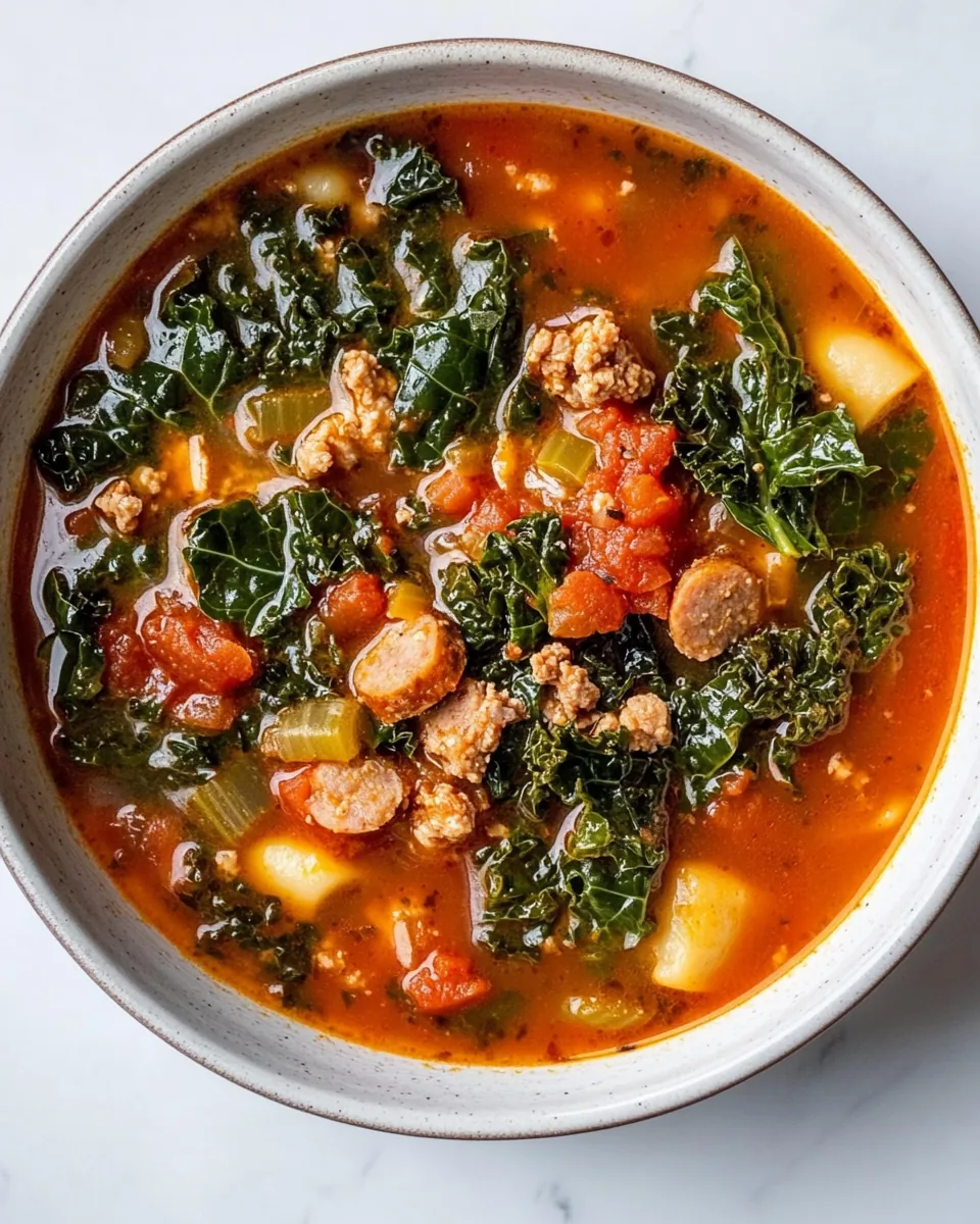 Italian Sausage Kale Soup