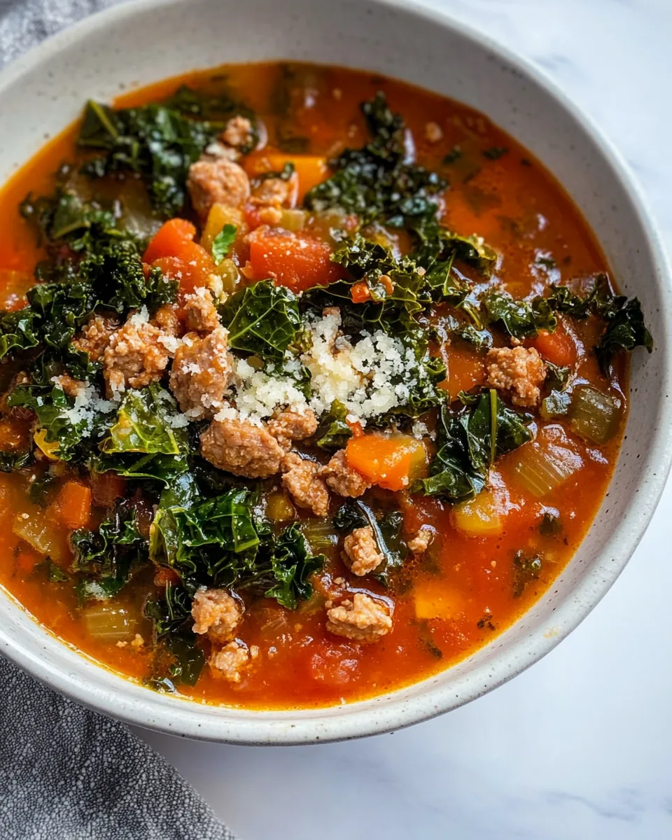 Italian Sausage Kale Soup
