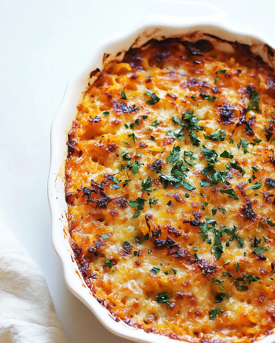 Italian Style Spaghetti Squash Casserole