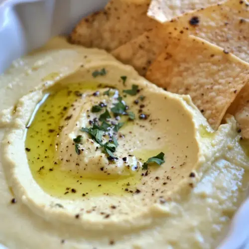 Jalapeño Honey Hummus with Spiced Olive Oil Tortilla Chips