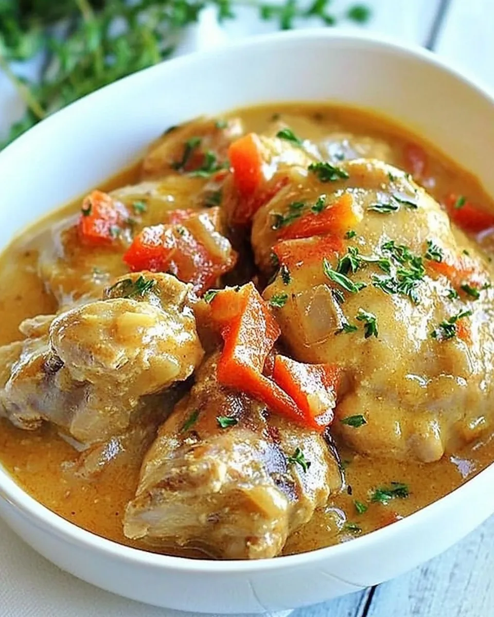 Jamaican Inspired Coconut Brown Stew Chicken