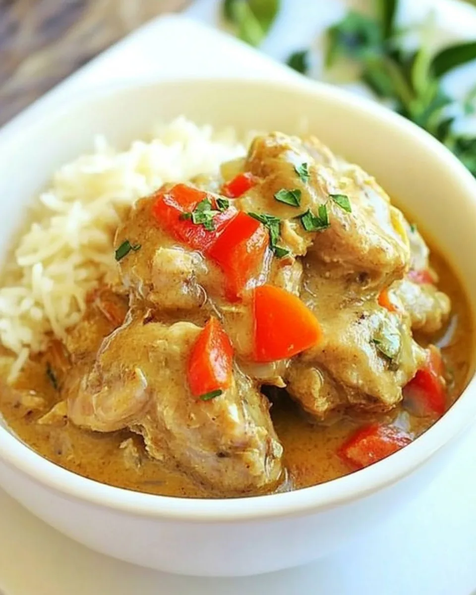 Jamaican Inspired Coconut Brown Stew Chicken