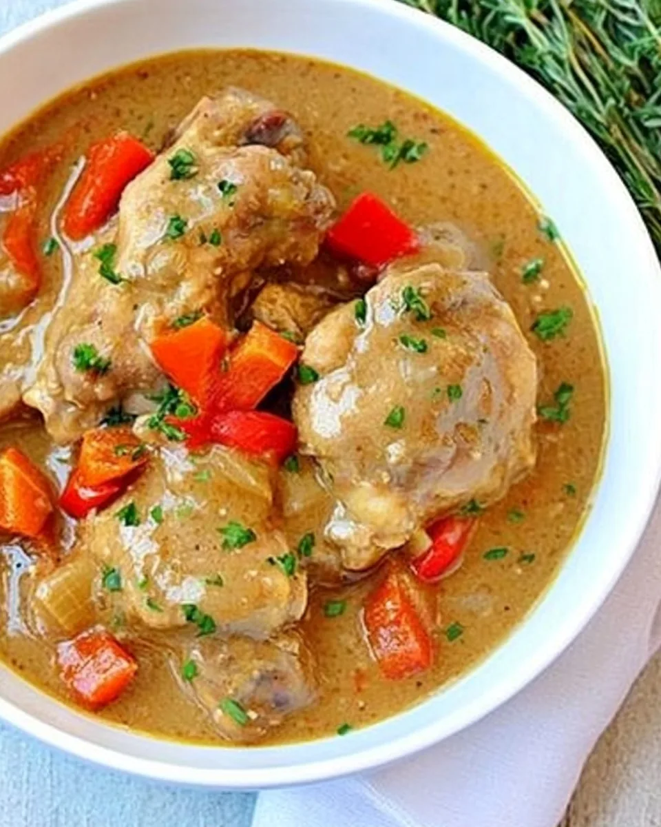 Jamaican Inspired Coconut Brown Stew Chicken