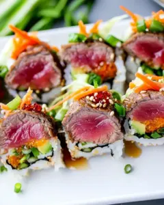 Japanese Beef Tataki Rolls