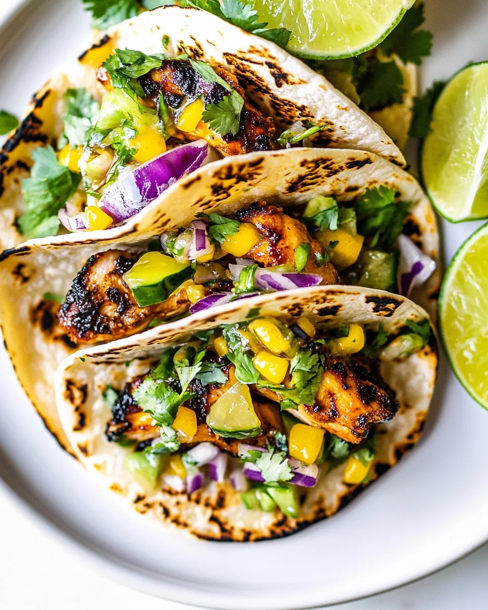 Jerk Chicken Tacos