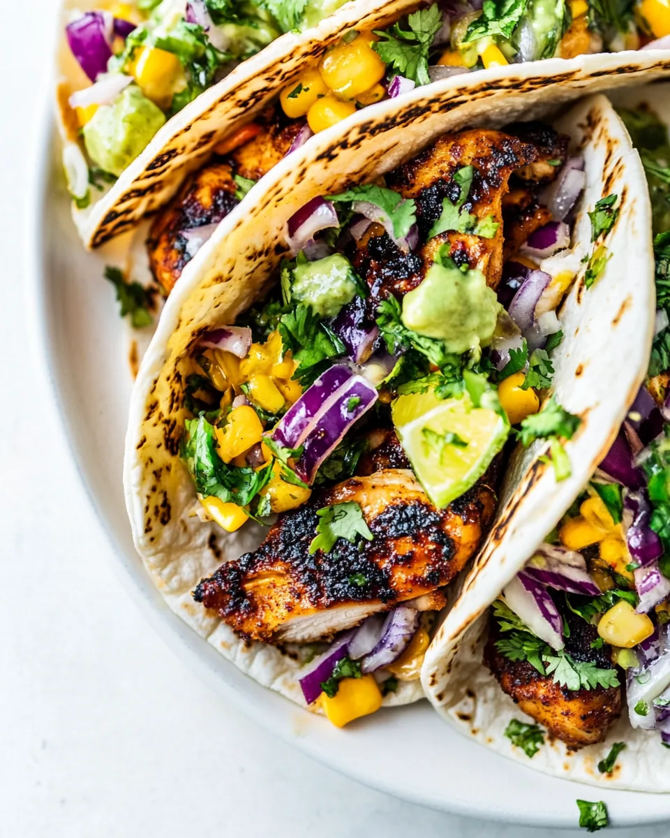 Jerk Chicken Tacos