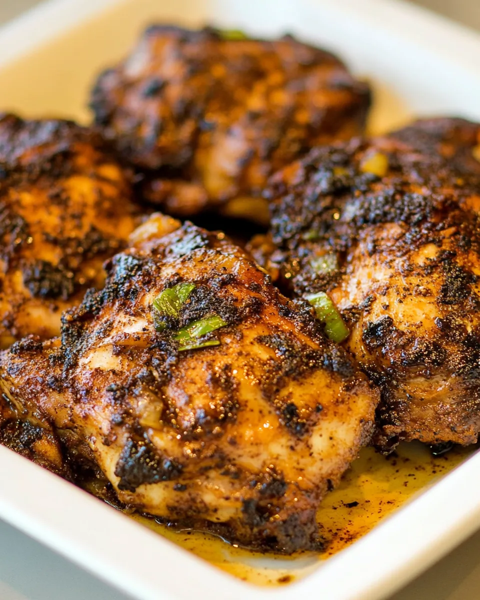 Jerk Chicken Thighs