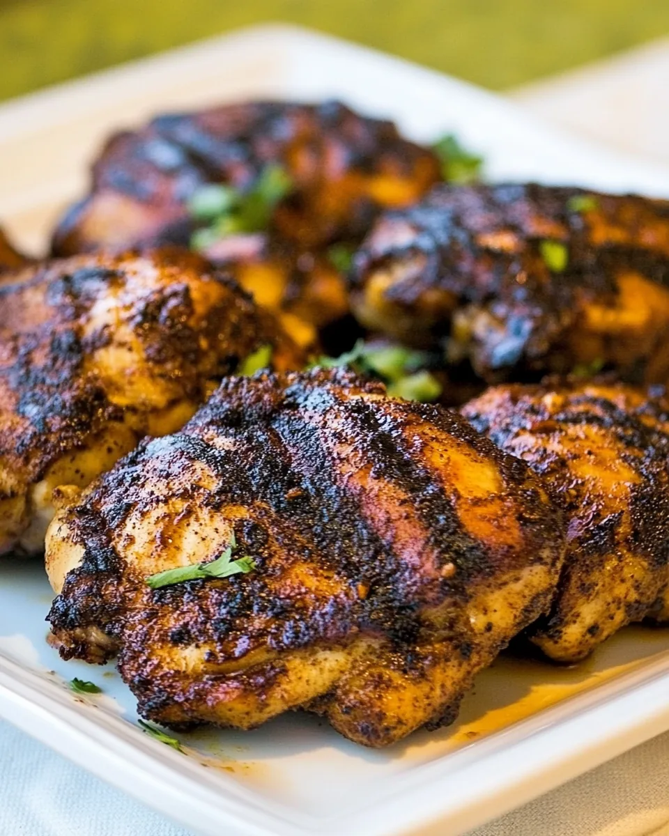 Jerk Chicken Thighs