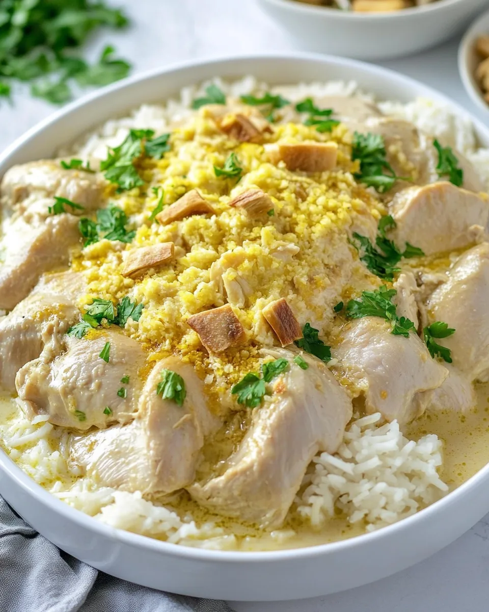 Jordanian Chicken Mansaf
