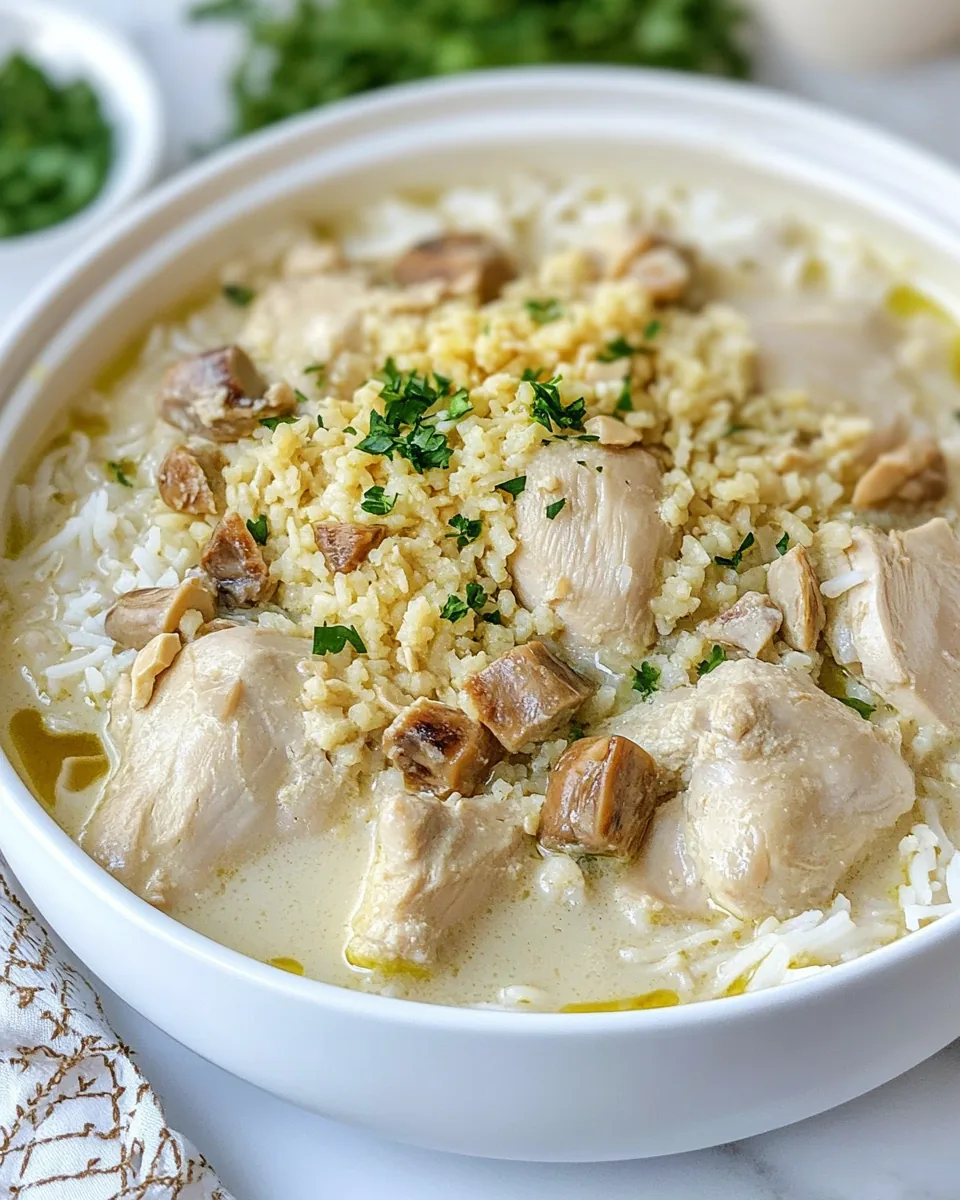 Jordanian Chicken Mansaf