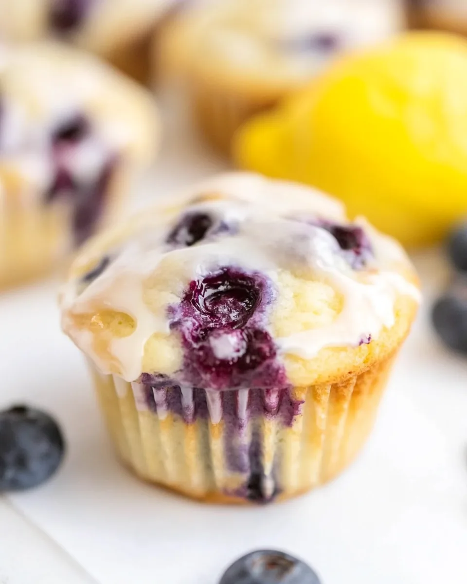 Keto Lemon Blueberry Muffins