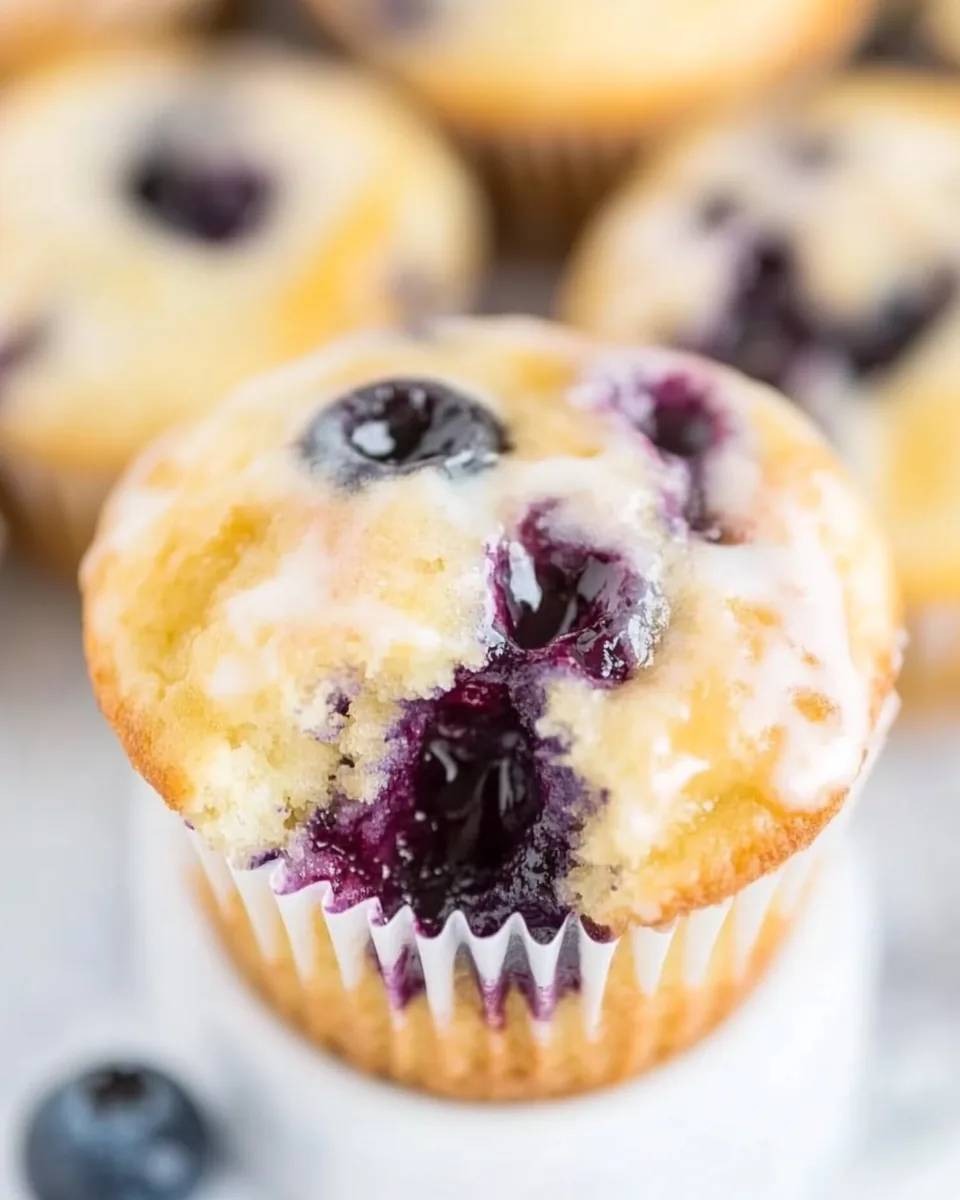 Keto Lemon Blueberry Muffins