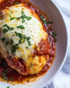 Keto Stuffed Chicken Parmesan
