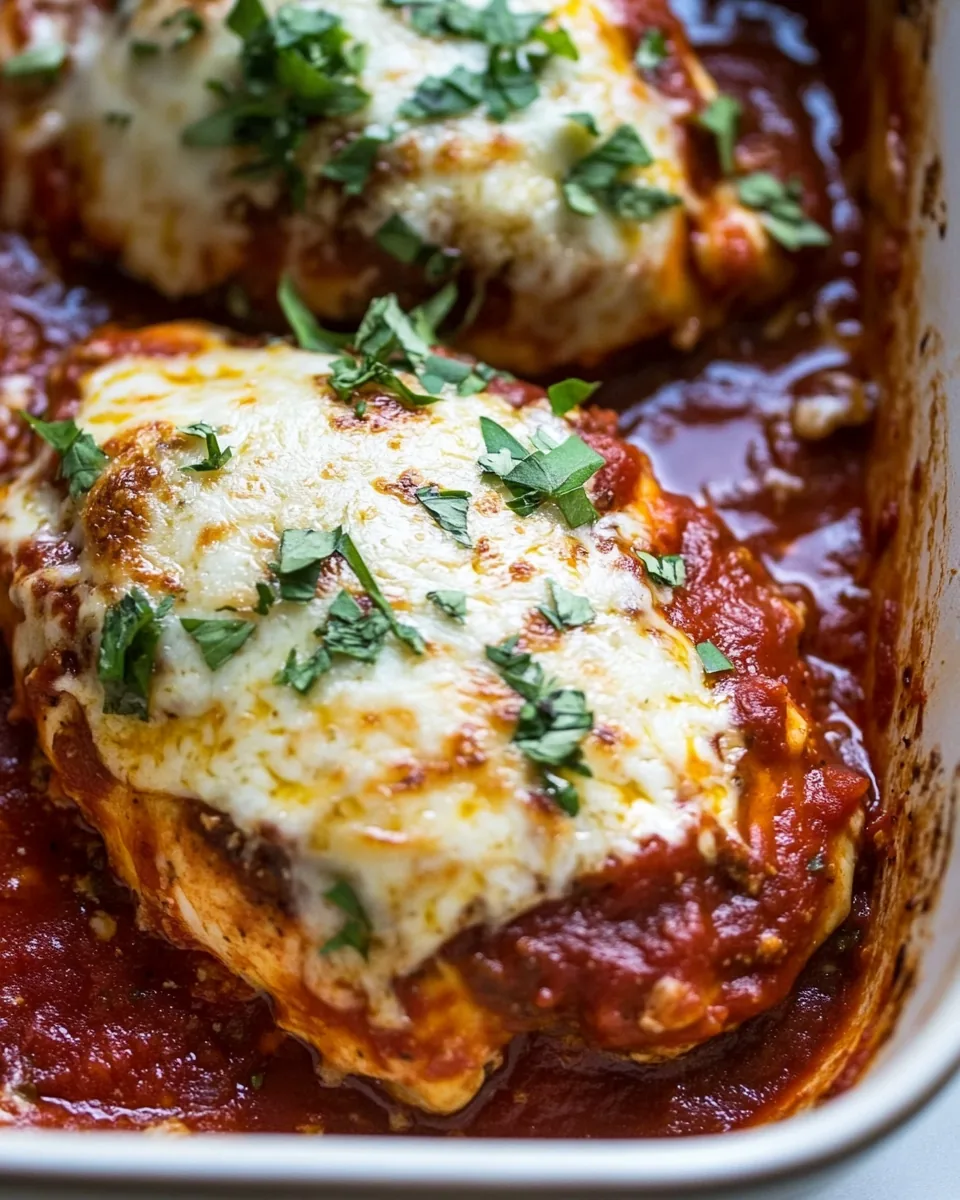 Keto Stuffed Chicken Parmesan