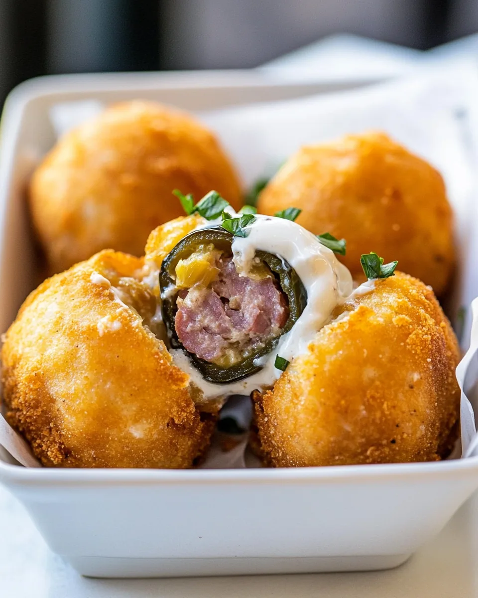Kielbasa Jalapeno Popper Bites