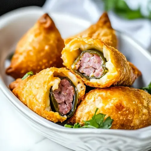 Kielbasa Jalapeno Popper Bites