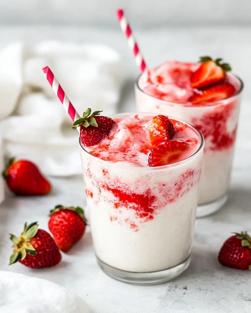 Korean Strawberry Milk