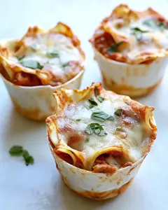 Lasagna Cupcakes
