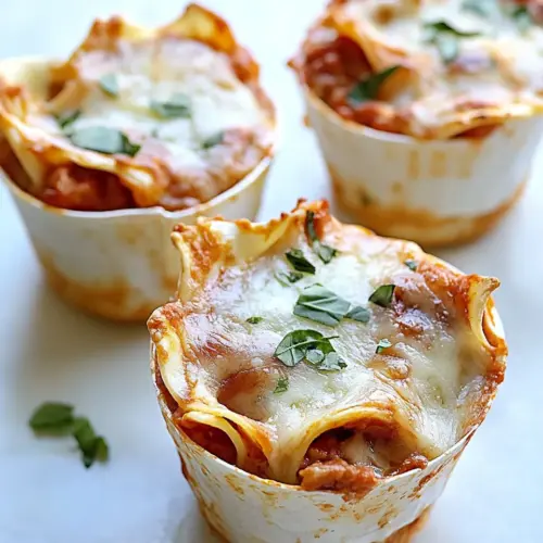 Lasagna Cupcakes