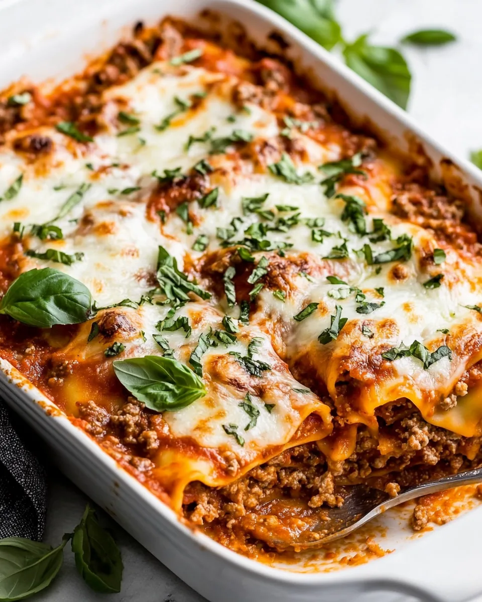 Lasagna Roll Ups