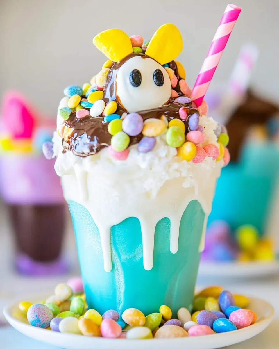 Leftover Easter Candy Freakshake