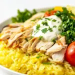 Turkey and Rice with White Sauce