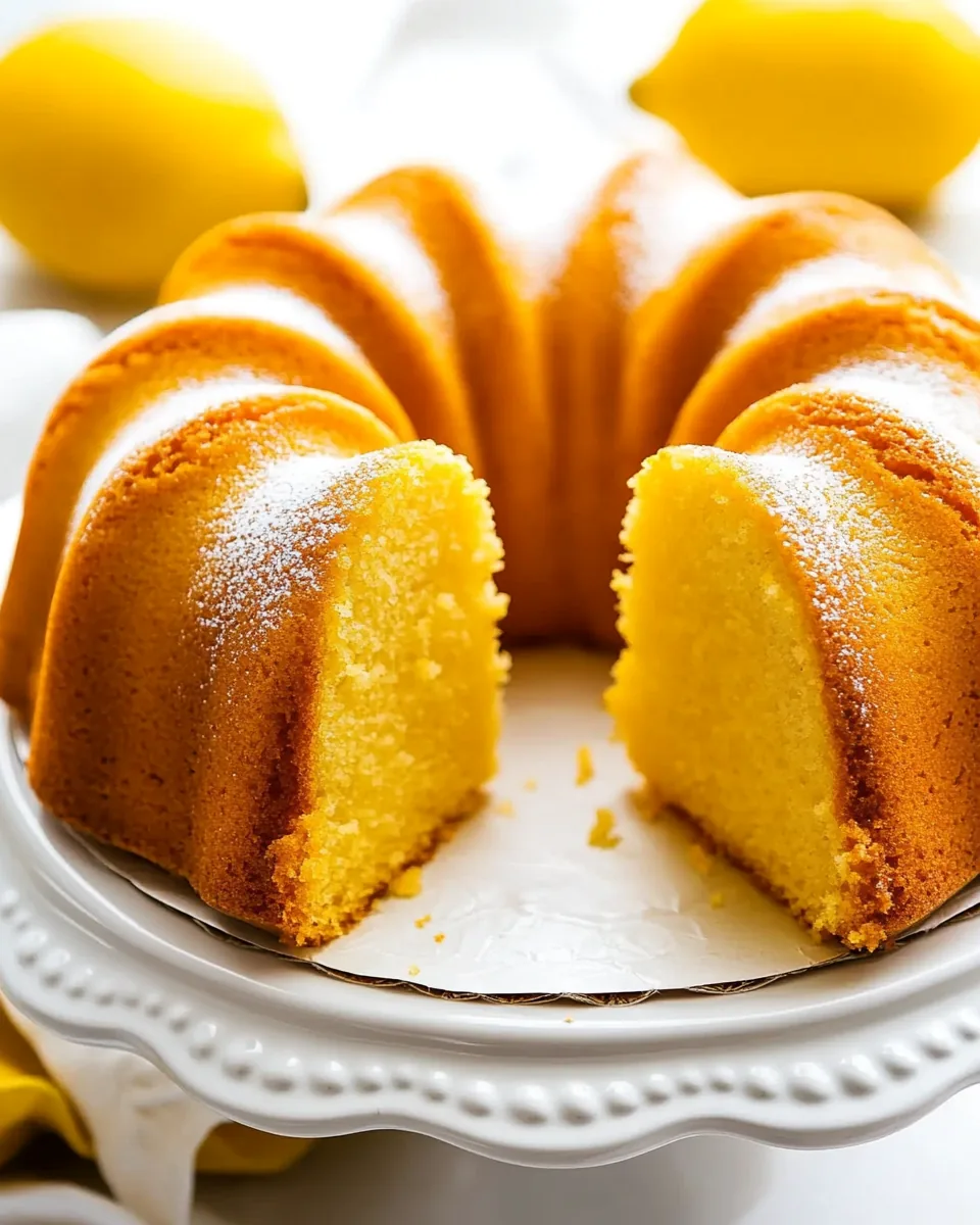Lemon Bundt Cake