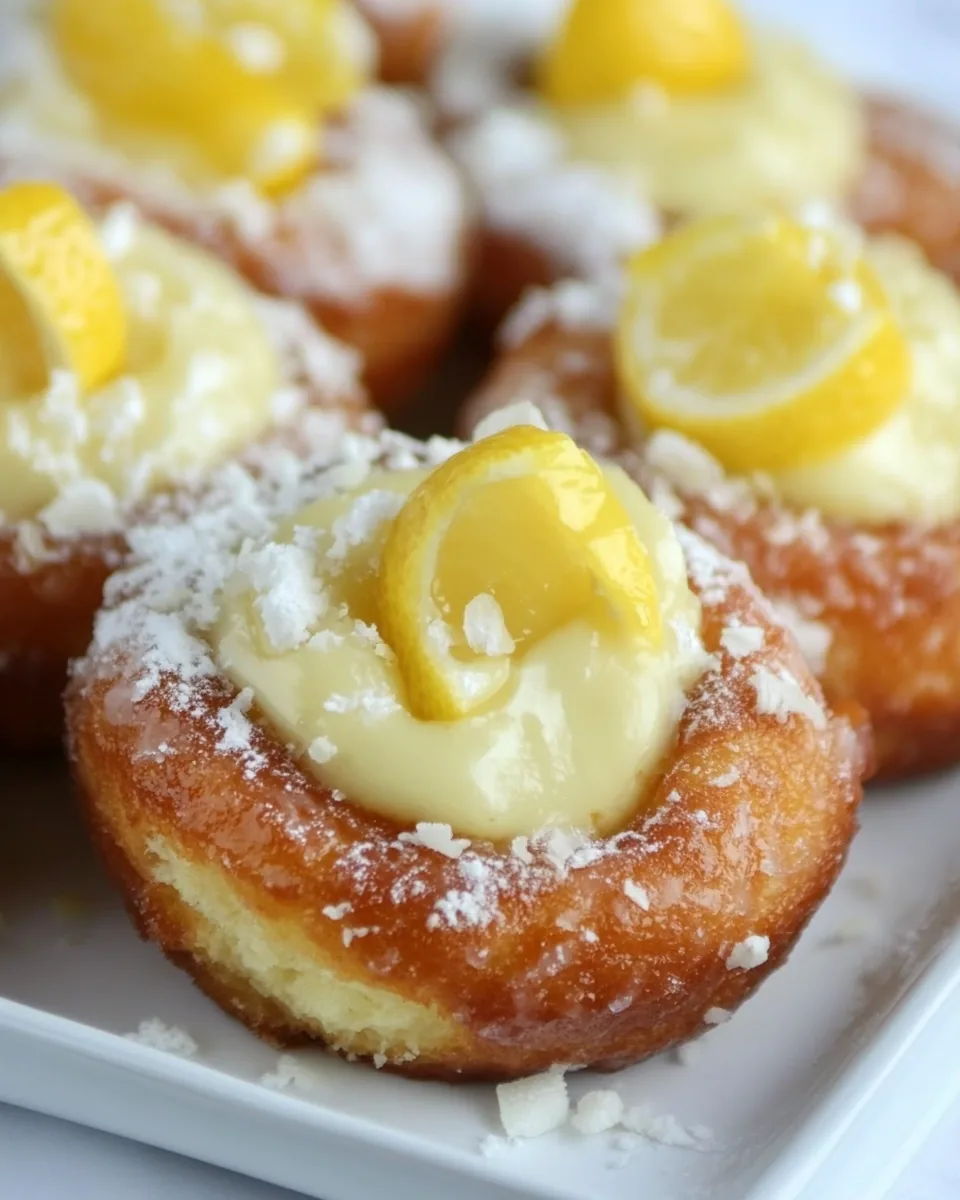 Lemon Cheesecake Doughnuts