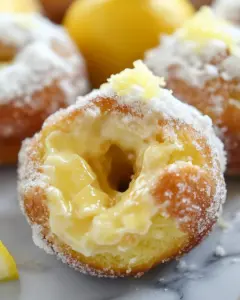 Lemon Cheesecake Doughnuts