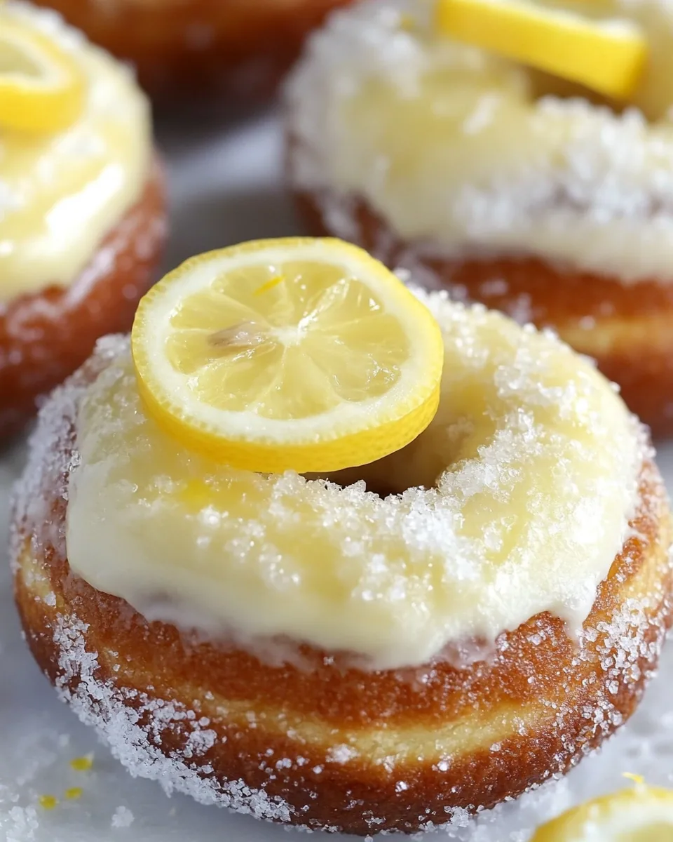 Lemon Cheesecake Doughnuts
